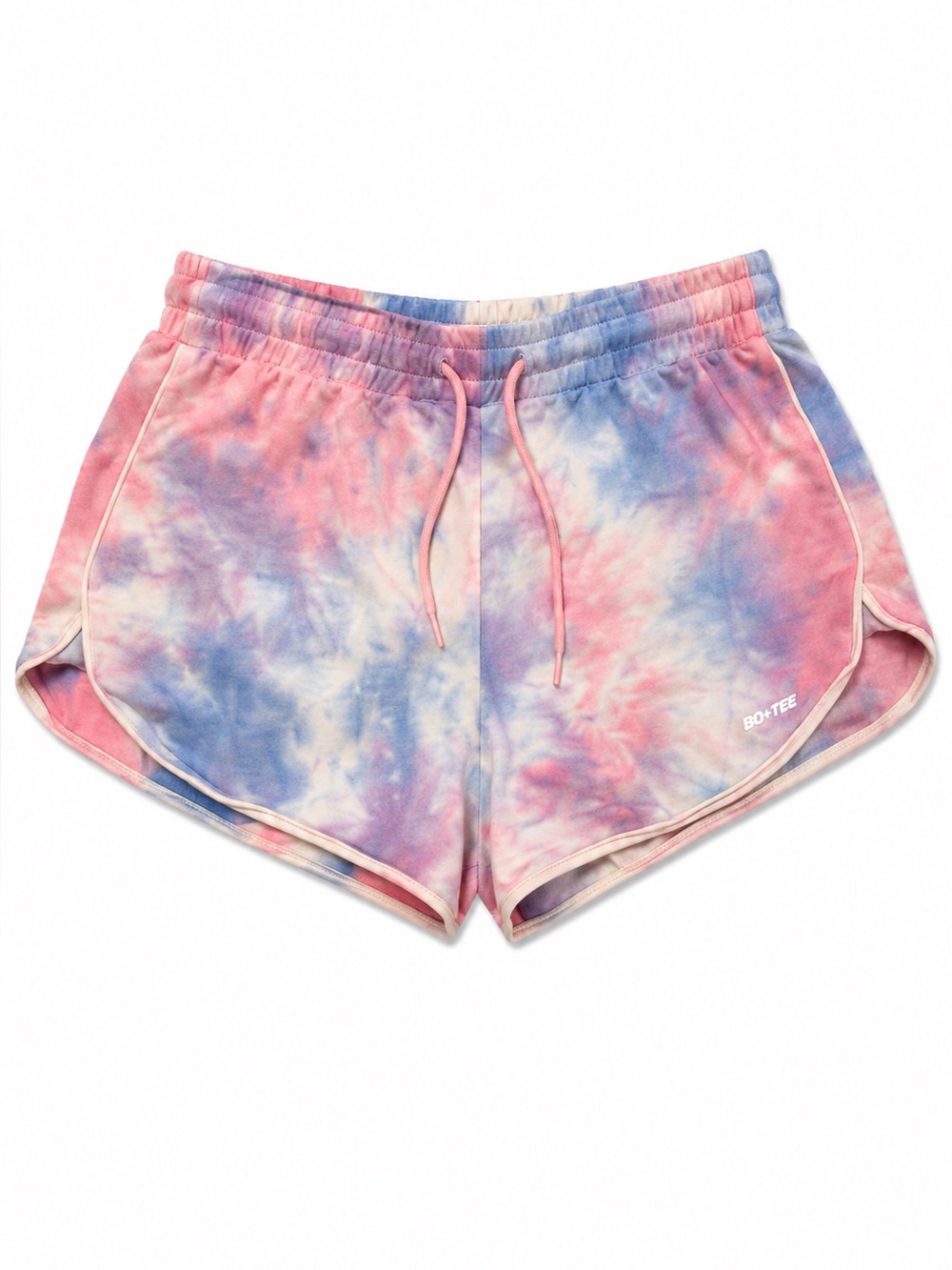 BO+TEE On Track Mini Runner Shorts in Tie Dye